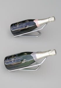 Big Clip - Bottle holder / Ceiling hanger - Chrome Silver