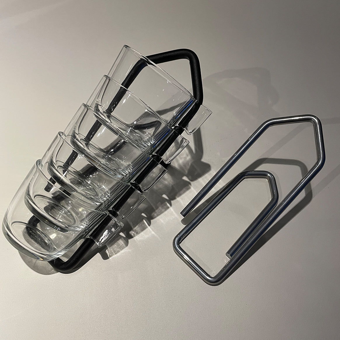 Gem - Bottle holder / Ceiling hanger - Matt Svart Sablé